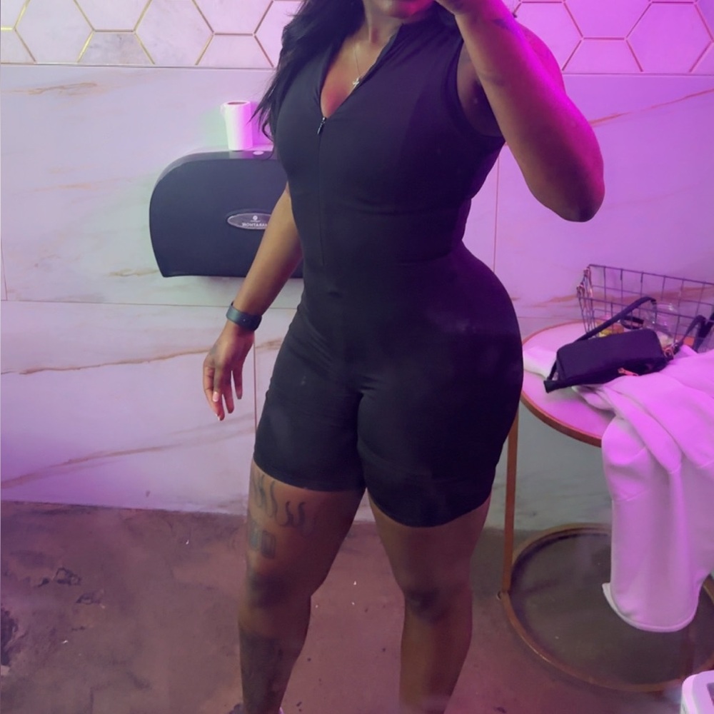 Black Sleeveless Jumpsuit